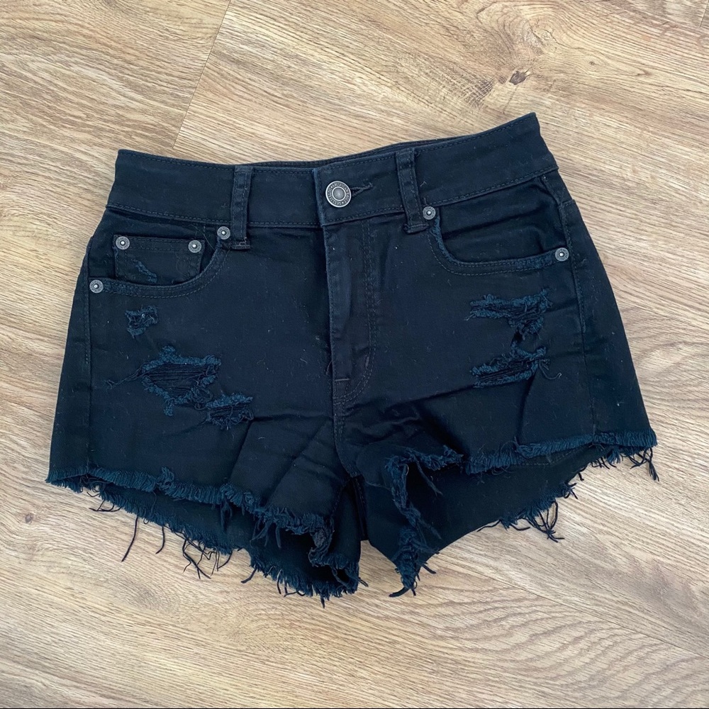 Denim shorts